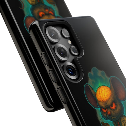 Phone Case — 'You'll Be Cheese in the Simulation' Angry Detective Mouse Graphic