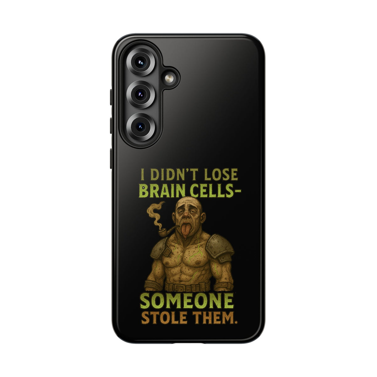Phone Case — “I Didn’t Lose Brain Cells — Someone Stole Them” Humorous Zombie Graphic