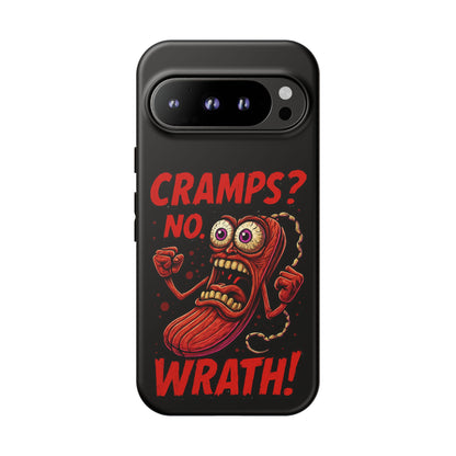 Phone Case — "Cramps? No, Wrath!" Retro Hot-Pepper Graphic