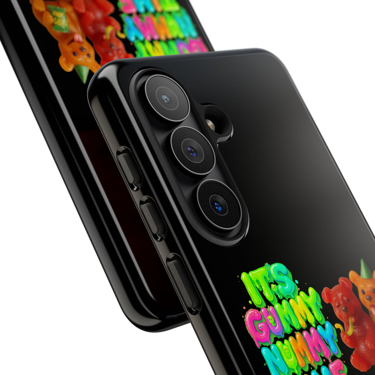 Phone Case — "It's Gummy Nummy Time" Colorful Gummy Bear Protective Case