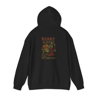 Turtle Graphic Hoodie — "Bein' Good For Me, For You" Retro Nature Sweatshirt