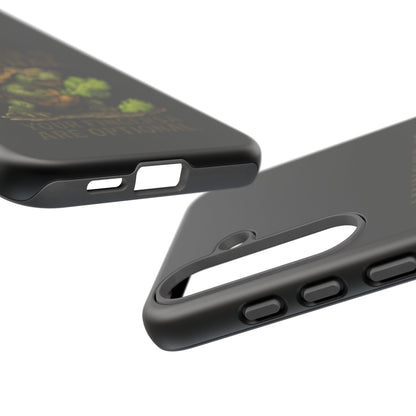 Phone Case — "Hunger Is Eternal, Your Fingers Are Optional" Turtle Monster Design