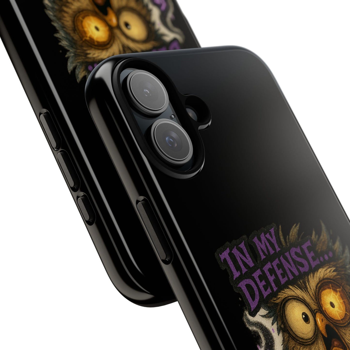 Phone Case — 'In My Defense… The Spell Did Work' Owl Witchy Protective Case