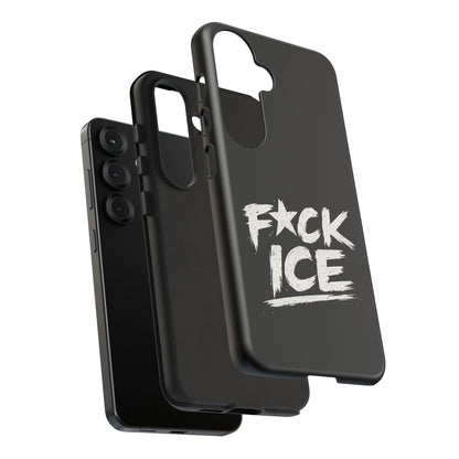Phone Case — “F*ck Ice” Bold Protest Graphic Protective Case