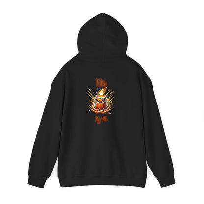 Candle Flame Hoodie — 'Make My Fire' Cozy Graphic Hooded Sweatshirt