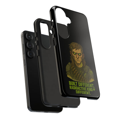 Phone Case — "Built Different, Radioactive Kind of Different" Mutant Design
