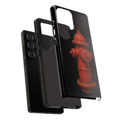 Red Fire Hydrant Phone Case — Tough Protective iPhone Cover
