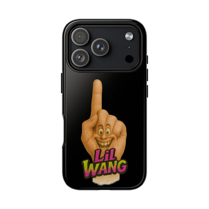 Phone Case — 'Lil Wang' Humorous Middle Finger Character Protective Cover