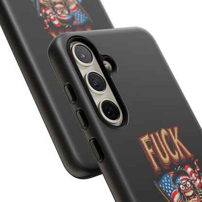 Phone Case — "FUCK YEA" Patriotic Skeleton Soldier Graphic