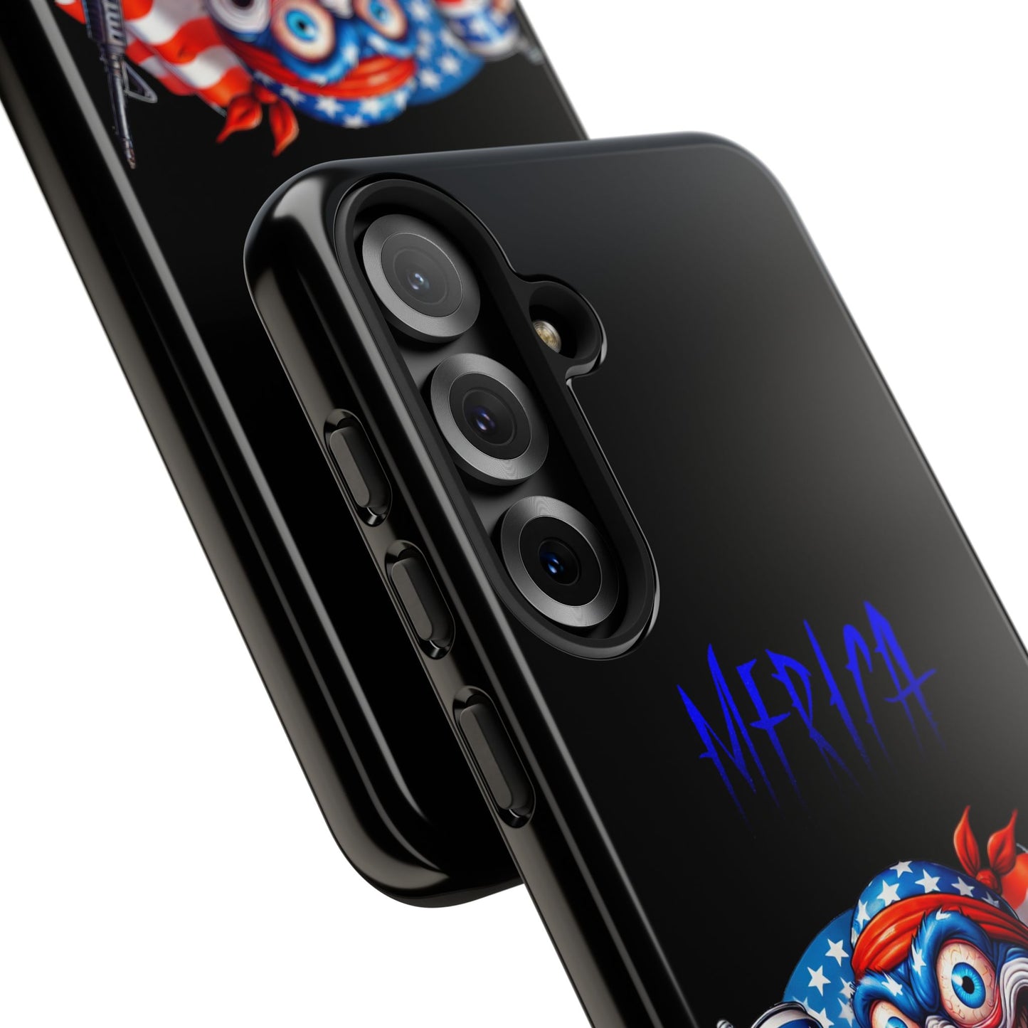 Phone Case — Patriotic 'Merica Clown with Flag, Beer & Rifle