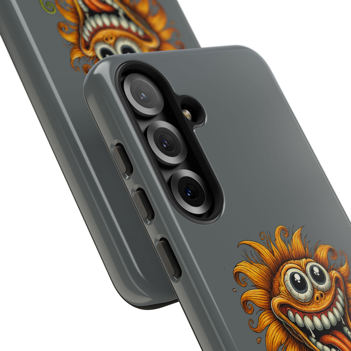 Funny Monster Sunflower Phone Case — "Photosynthesizing the Universe One Breakdown at a Time"
