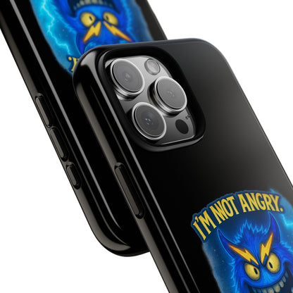 Phone Case - "I'm Not Angry, I'm Fully Charged" Electric Monster Protective Cover