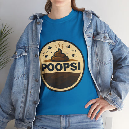 Poopsi Logo Tee | Funny Poop Graphic T-Shirt