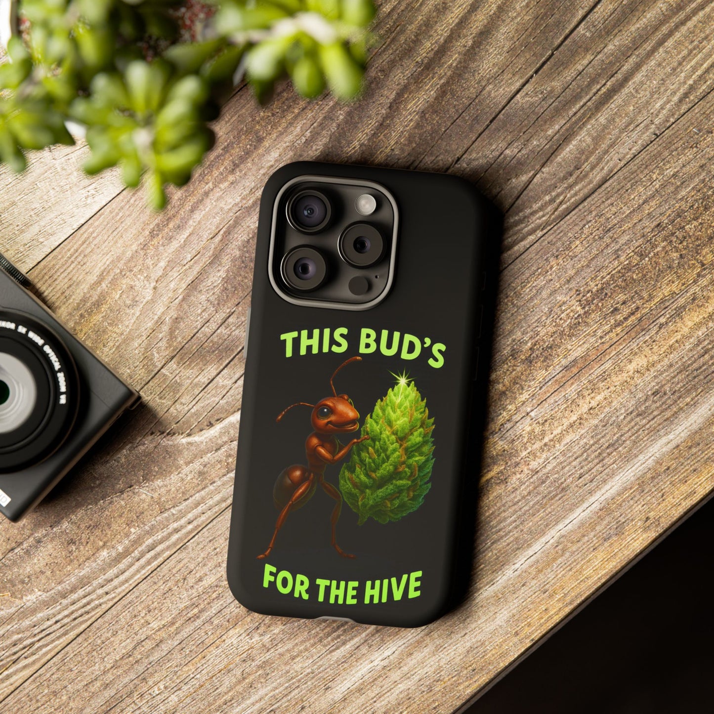 Phone Case — "This Bud's For The Hive" Ant & Hop Design