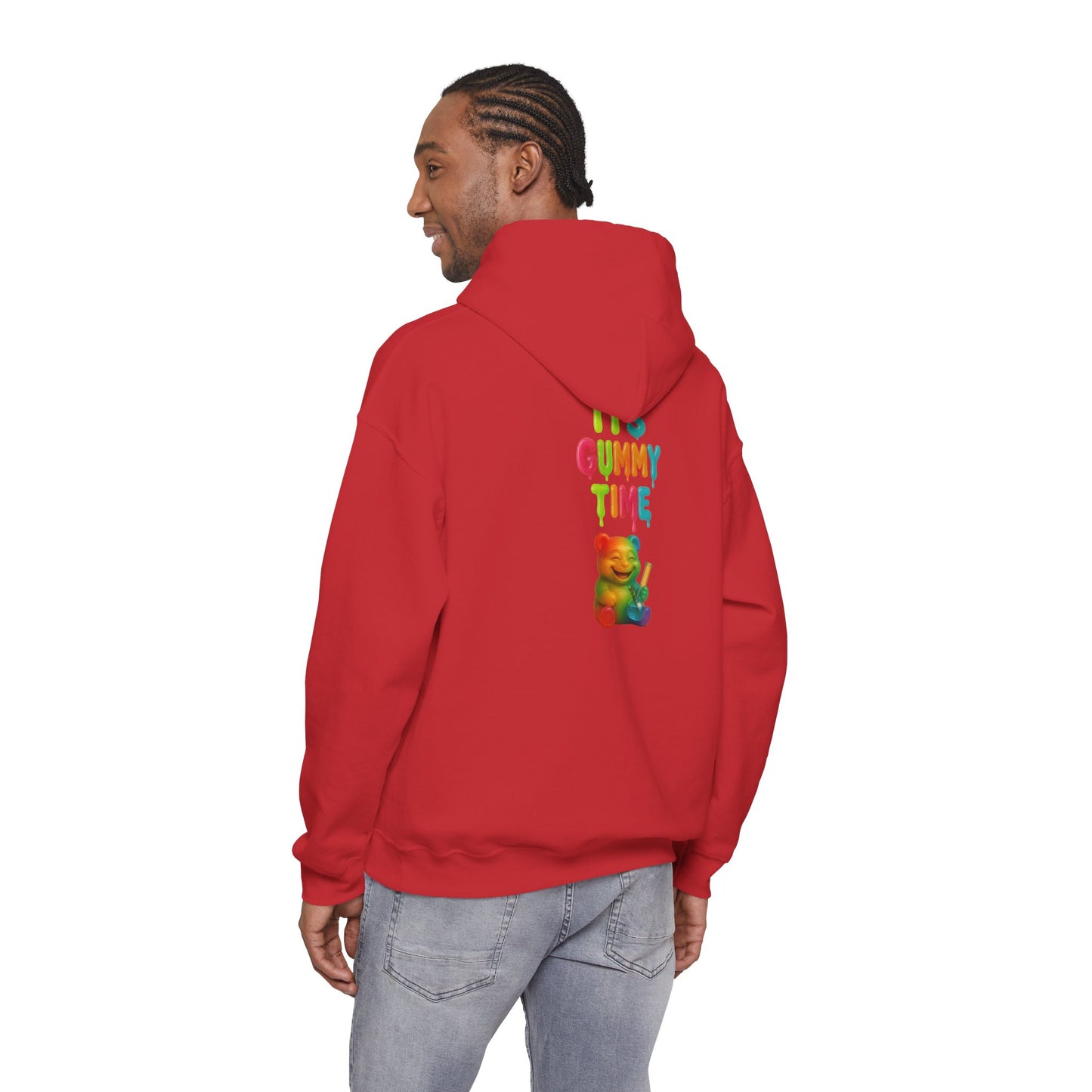 Gummy Time Hoodie — Colorful Gummy Bear Graphic Pullover
