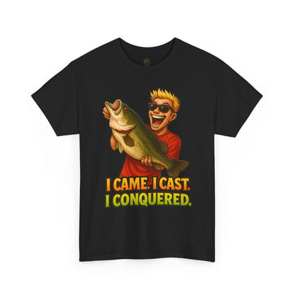 I Came I Cast I Conquered Fishing Tee | Bass Angler Shirt