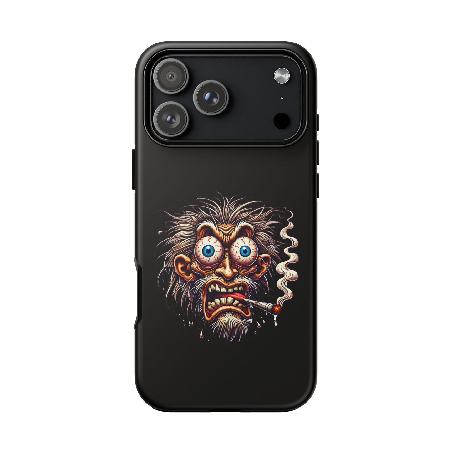 Phone Case — Wild Cartoon Monster Smoking Design