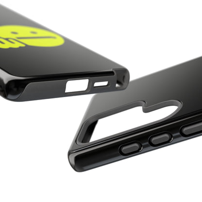 Phone Case — Neon Middle Finger Emoji Graphic