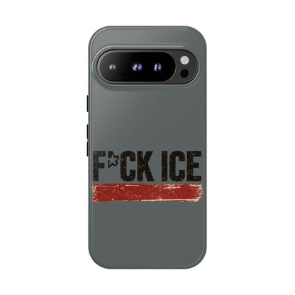 Phone Case - "F*CK ICE" Distressed Protest Design