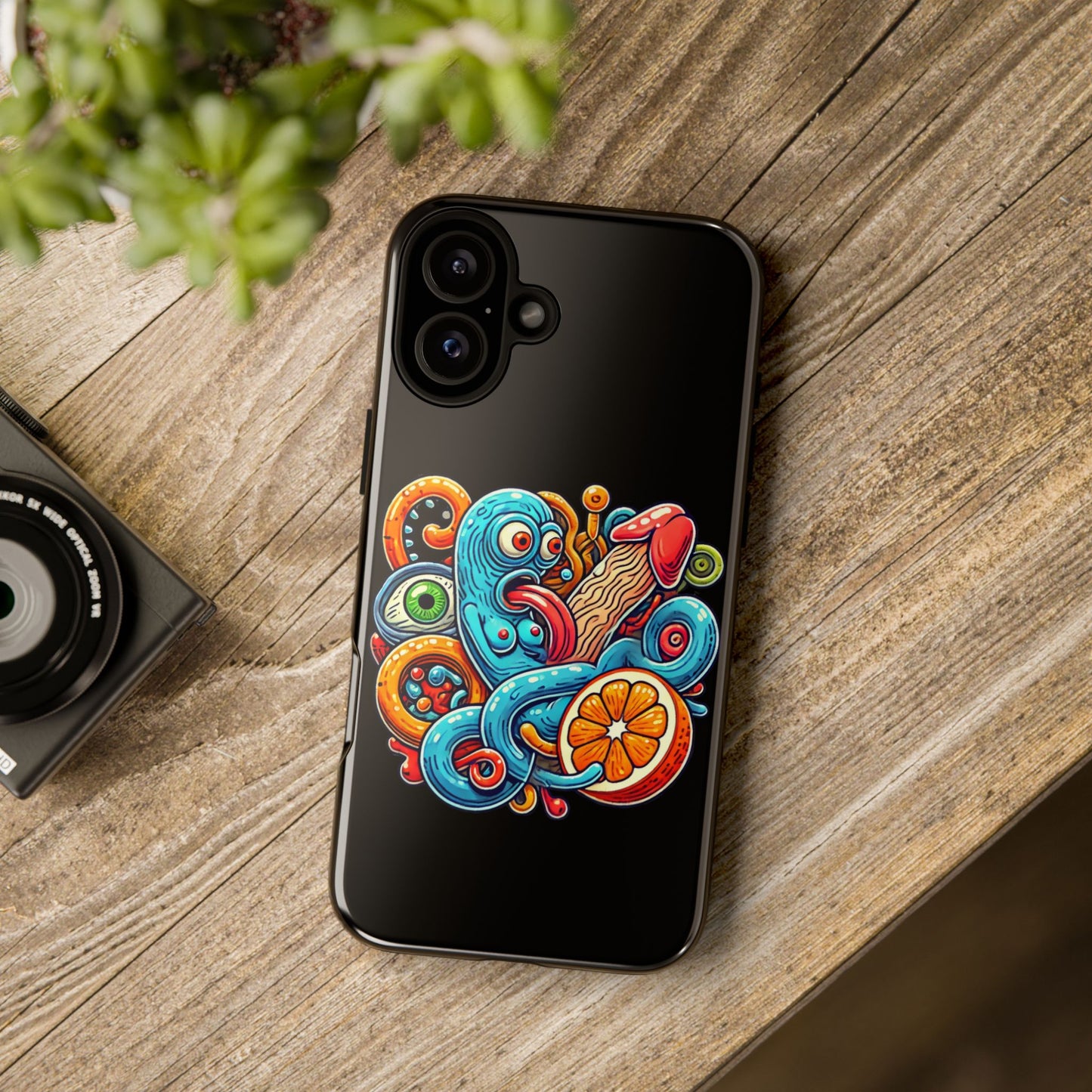 Octopus Surf Phone Case — Colorful Nautical Art Protective Phone Cover