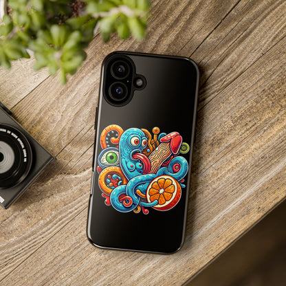 Octopus Surf Phone Case — Colorful Nautical Art Protective Phone Cover