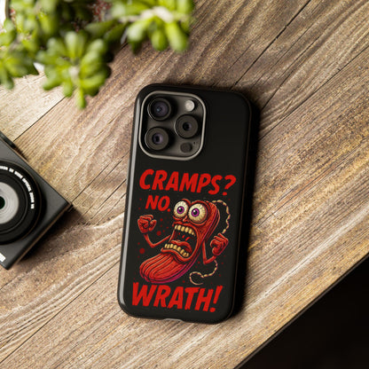 Phone Case — "Cramps? No, Wrath!" Retro Hot-Pepper Graphic
