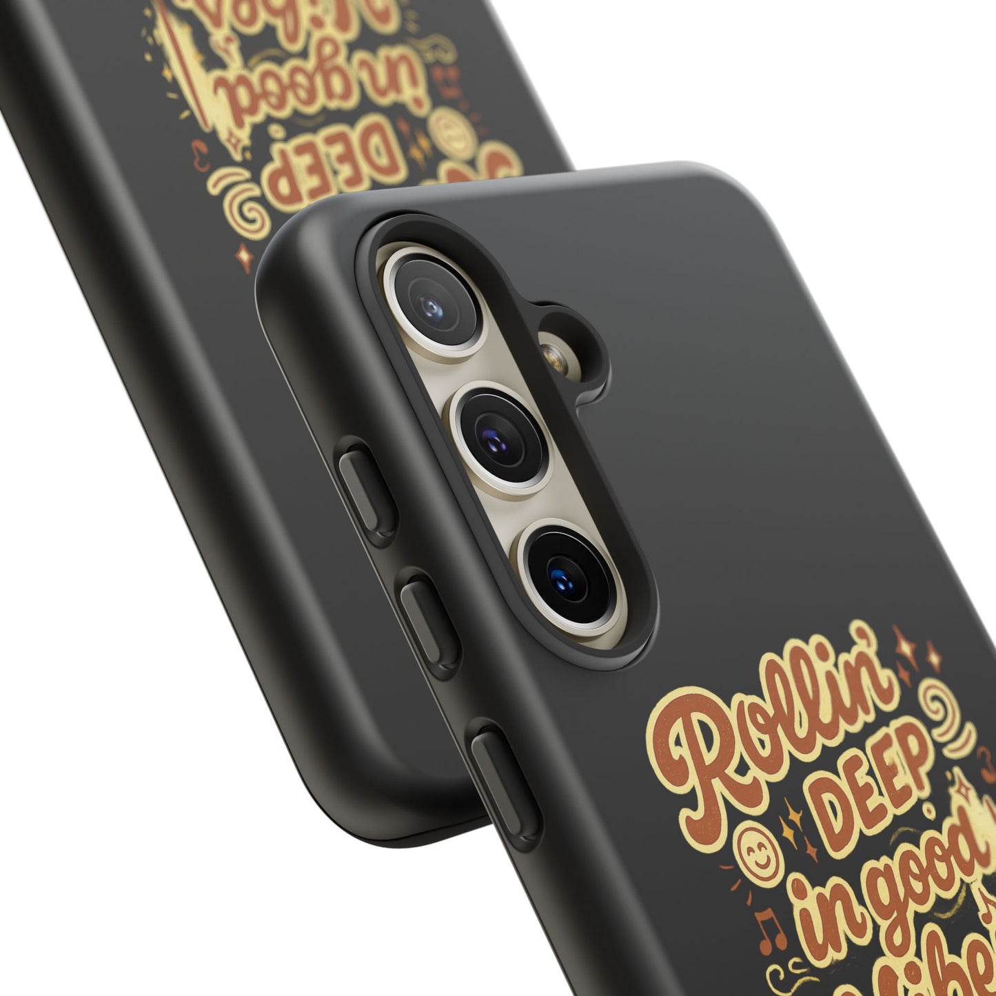 Phone Case — "Rollin' Deep in Good Vibes" Cartoon Retro Design