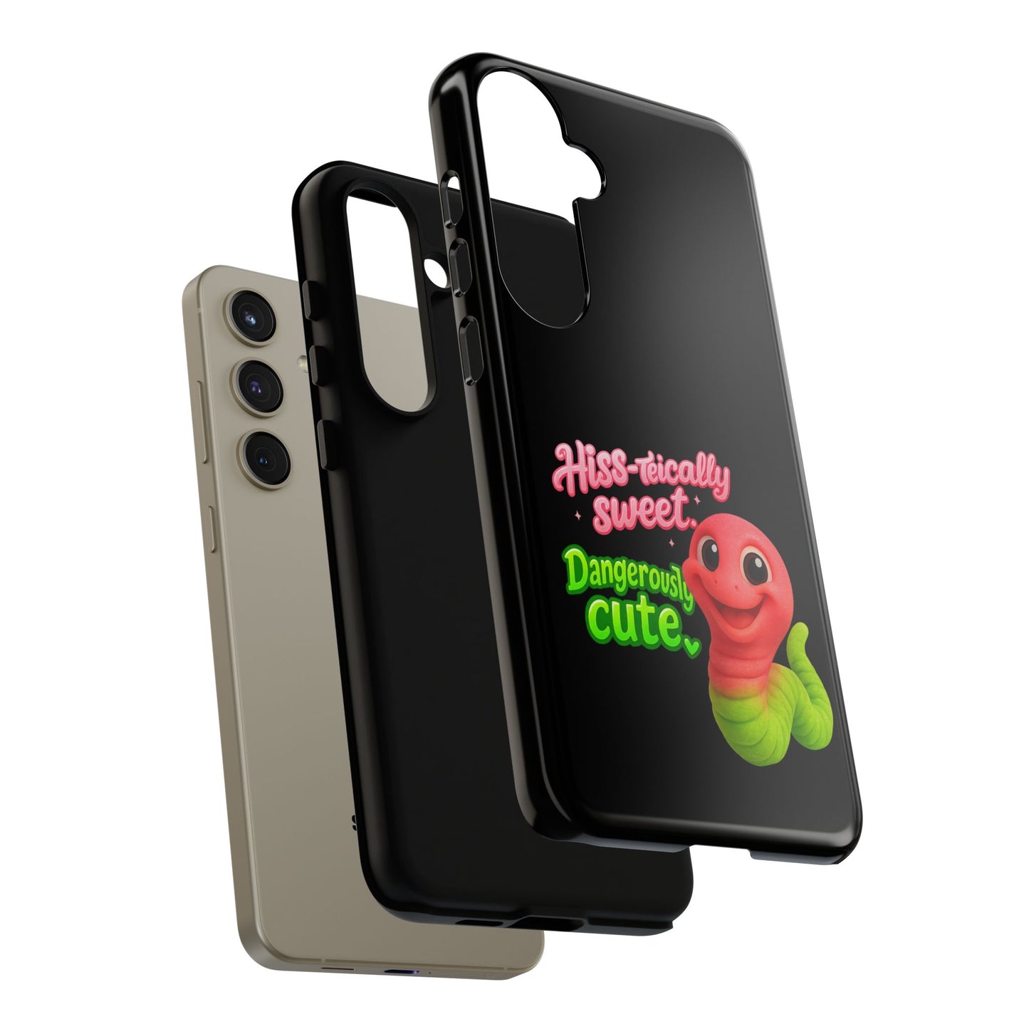 Phone Case — "Hiss-tically Sweet, Dangerously Cute" Worm Design