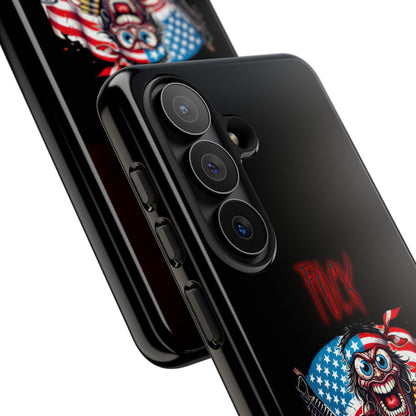 Phone Case — American Flag Skull Soldier Design (Tough Cases)