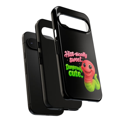 Phone Case — "Hiss-tically Sweet, Dangerously Cute" Worm Design