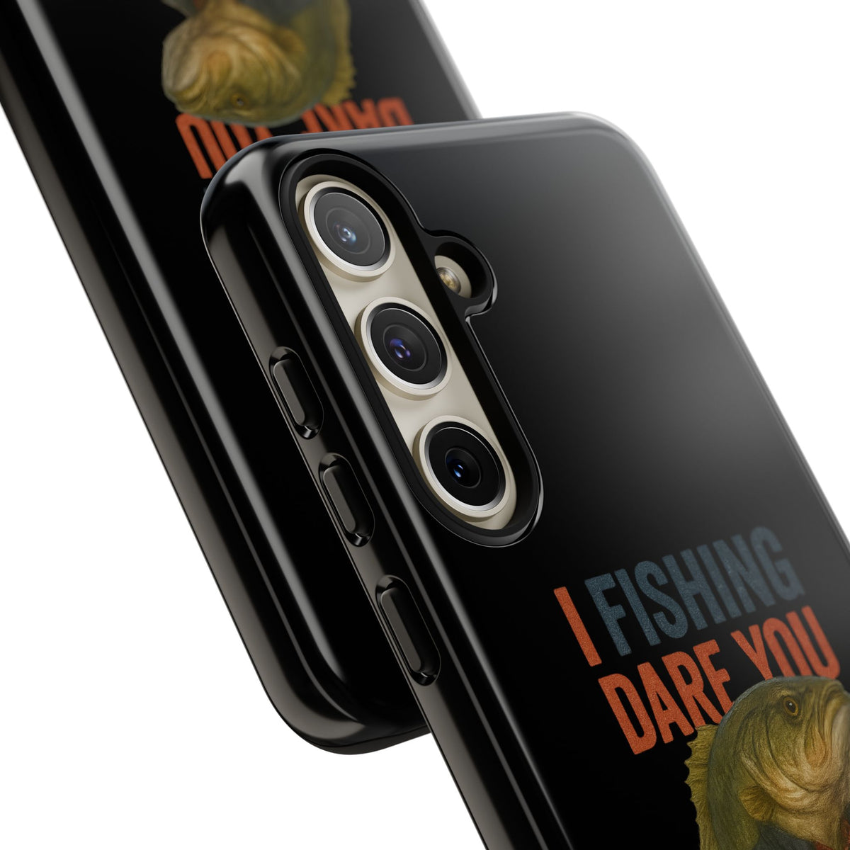 Fishing Dare You Phone Case — Funny Bass Angler Protective Cover
