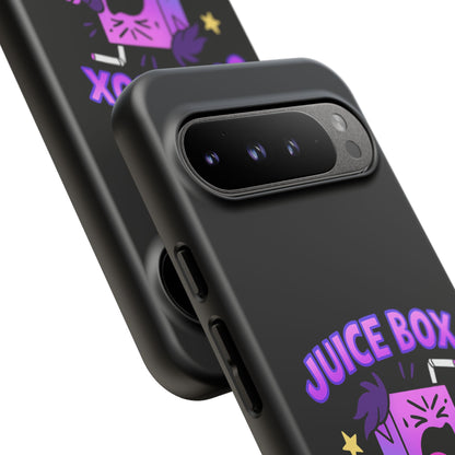 Phone Case — 'Juice Box Hero' Cute Cartoon Protective Cover