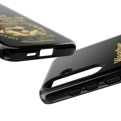 Phone Case — "Weather Forecast: Lit with a Chance of Snacks" Retro Graphic