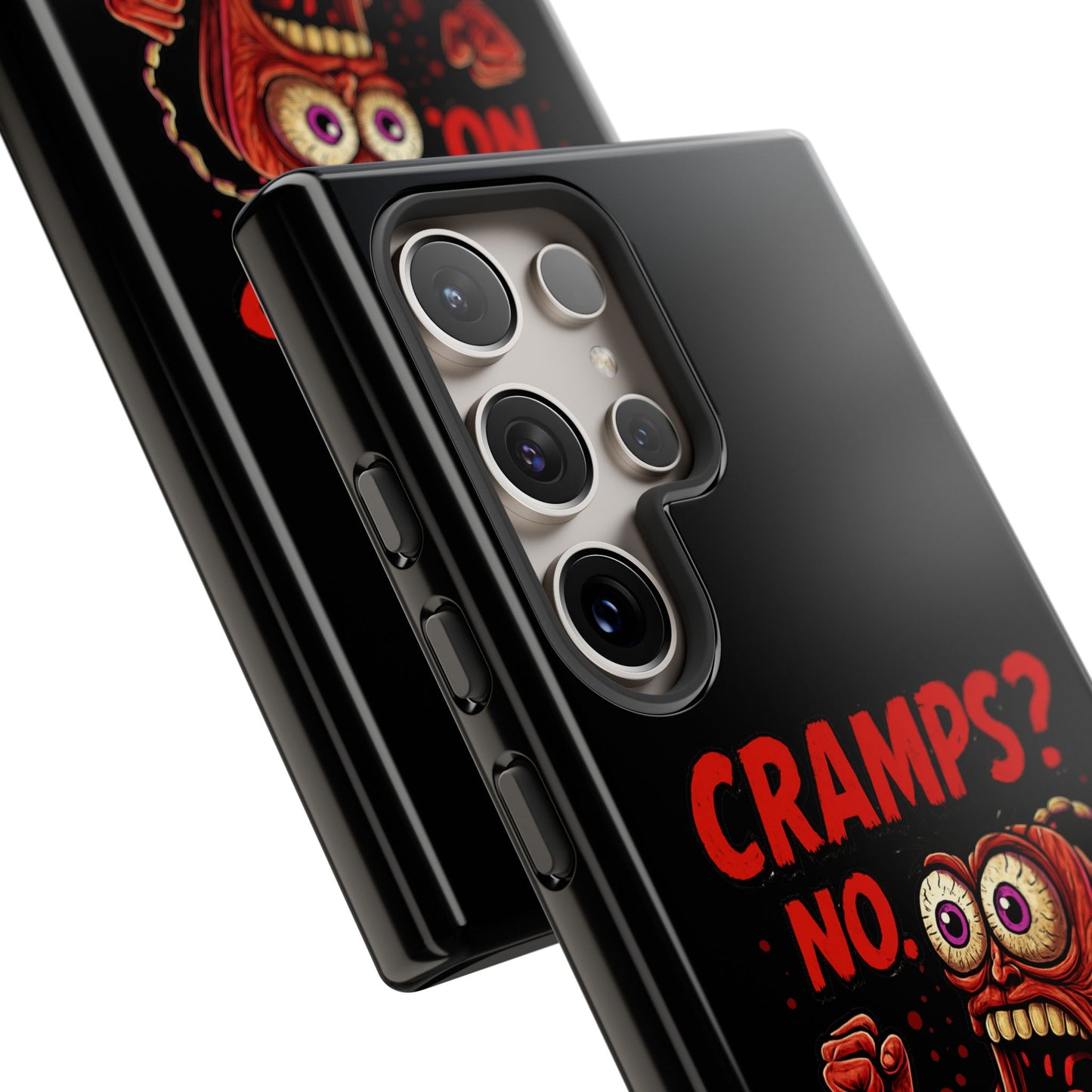 Phone Case — "Cramps? No, Wrath!" Retro Hot-Pepper Graphic