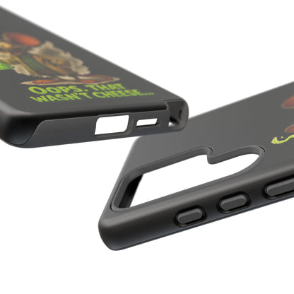 Phone Case — Funny Cartoon Rat "Oops That Wasn't Cheese" Protective Cover