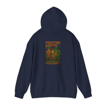 Irish Fighting Leprechaun Hoodie – St. Patrick's Day Shamrock Sweatshirt
