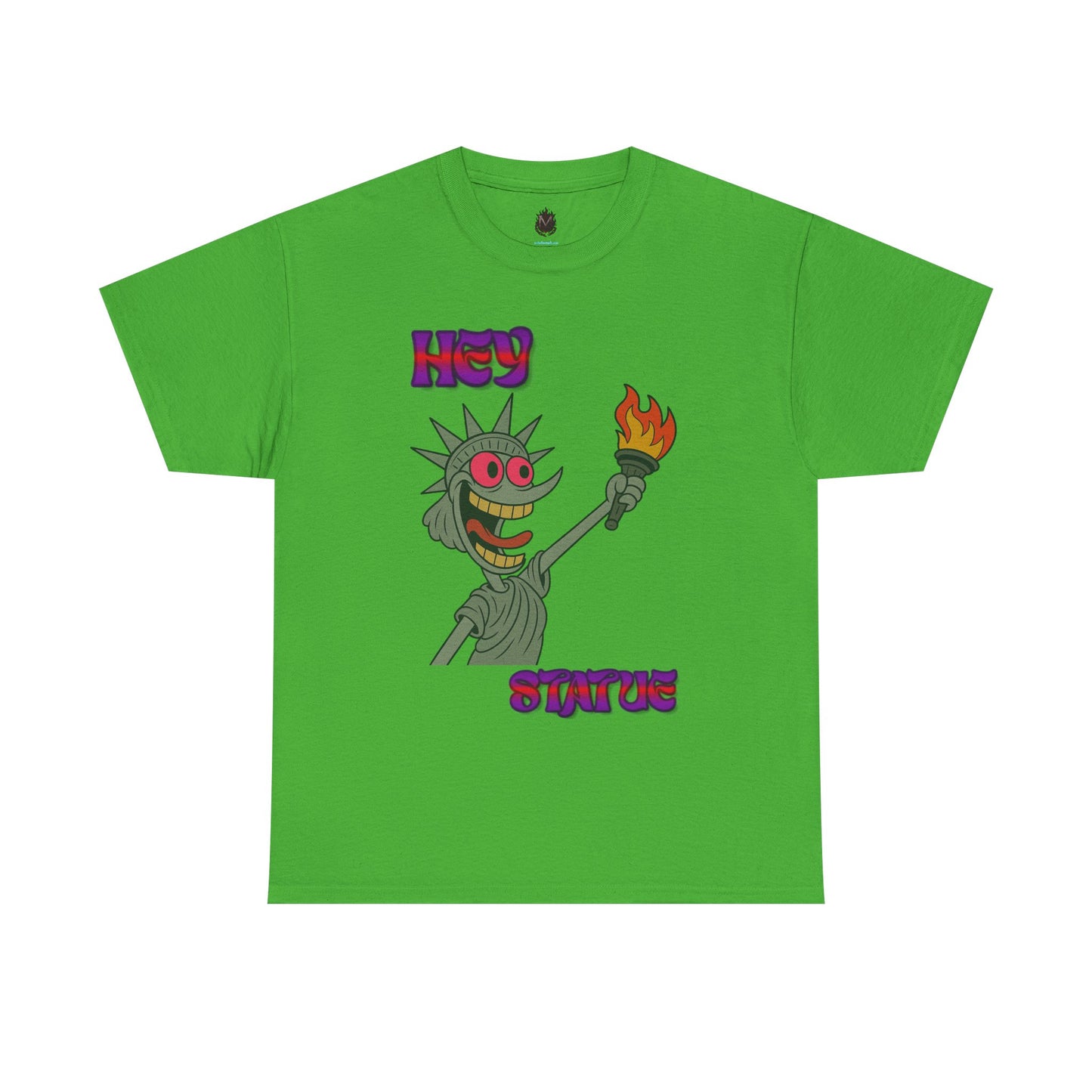 Funny Statue of Liberty Tee, Unisex Cotton T-Shirt, Gift for Friends, Summer