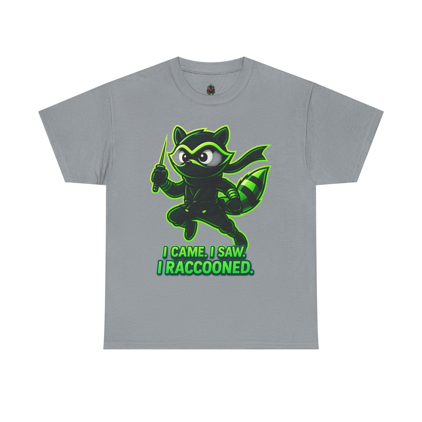 I Came. I Saw. I Raccooned. – Ninja Raccoon T-Shirt
