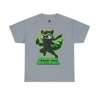 I Came. I Saw. I Raccooned. – Ninja Raccoon T-Shirt