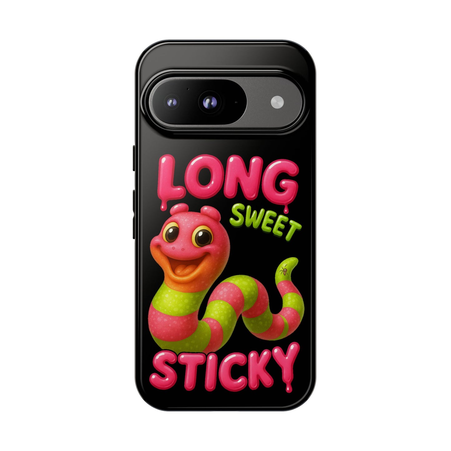 Phone Case — "Long Sweet Sticky" Cute Candy Snake Protective Case