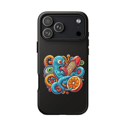 Octopus Surf Phone Case — Colorful Nautical Art Protective Phone Cover