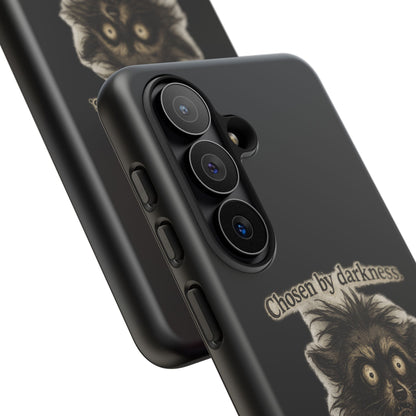 Phone Case - "Chosen by Darkness (Or Maybe Just Rabies)" Cute Creepy Retro Creature Protective Case
