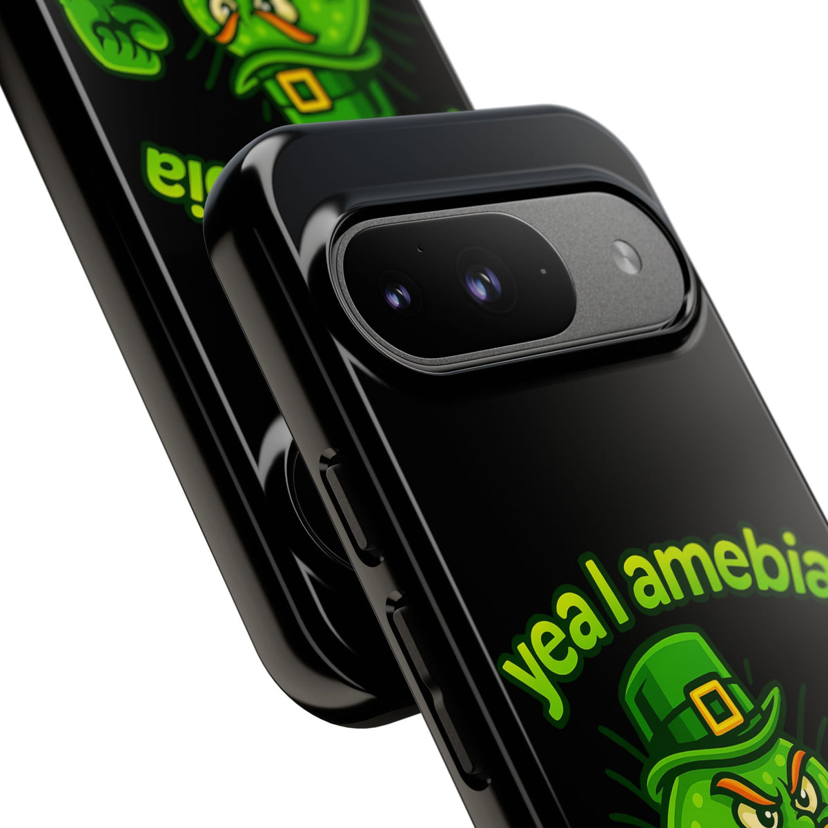 Phone Case – “Yea I Amebia, Amebia Your Face” St. Patrick’s Day Funny Amoeba Design