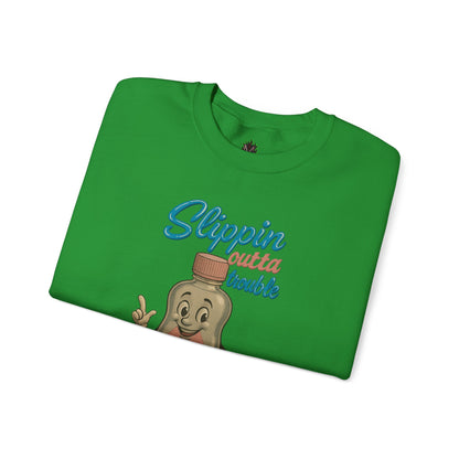 Slippin’ Outta Trouble Crewneck Sweatshirt