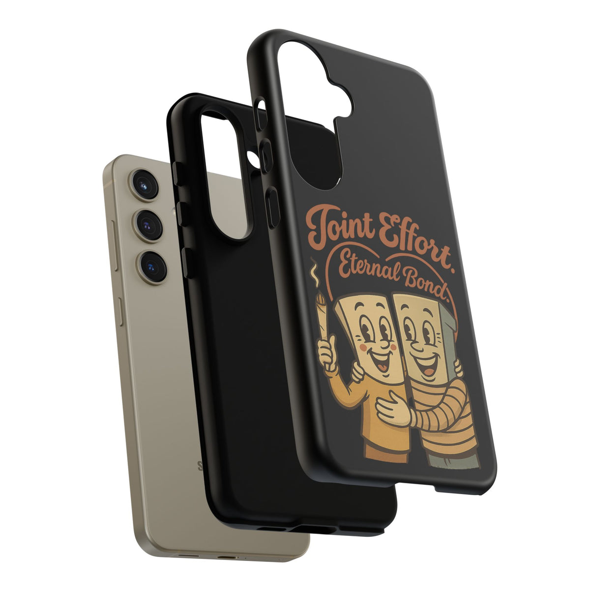 Phone Case — "Joint Effort Eternal Bond" Retro Cannabis Matchstick Design