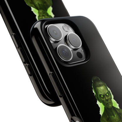 Spooky Green Ghost Phone Case — "I Baked Cookies, They Scream Now" Horror iPhone Cover