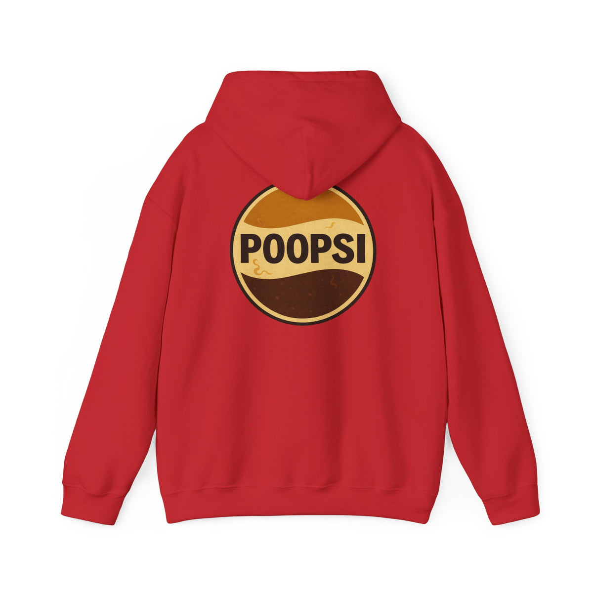 Poopsi Logo Hoodie — Funny Retro Soda Parody Sweatshirt