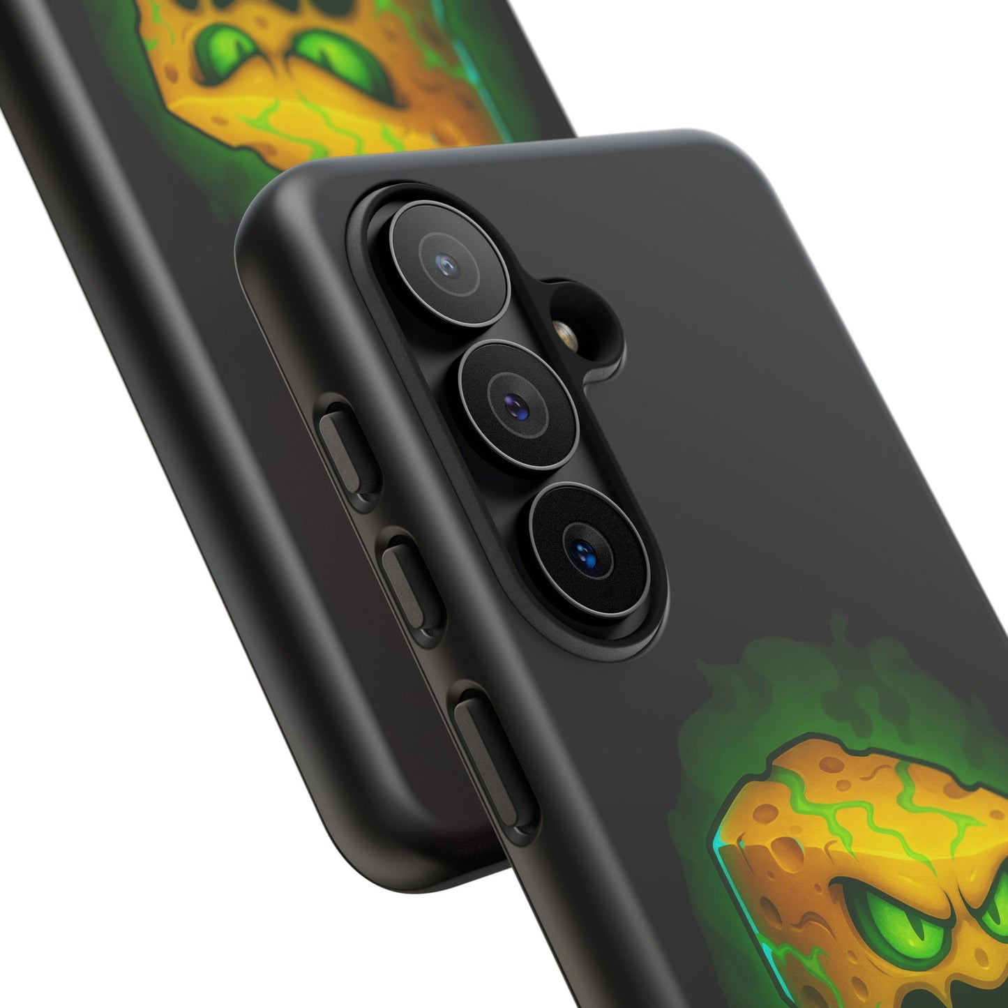 Phone Case — 'Smell That? It's Fear.' Spooky Cheese Monster Protective Case