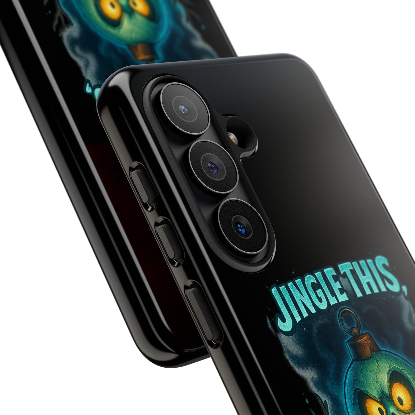 Phone Case - 'Jingle This, Santa' Spooky Holiday Protective Case