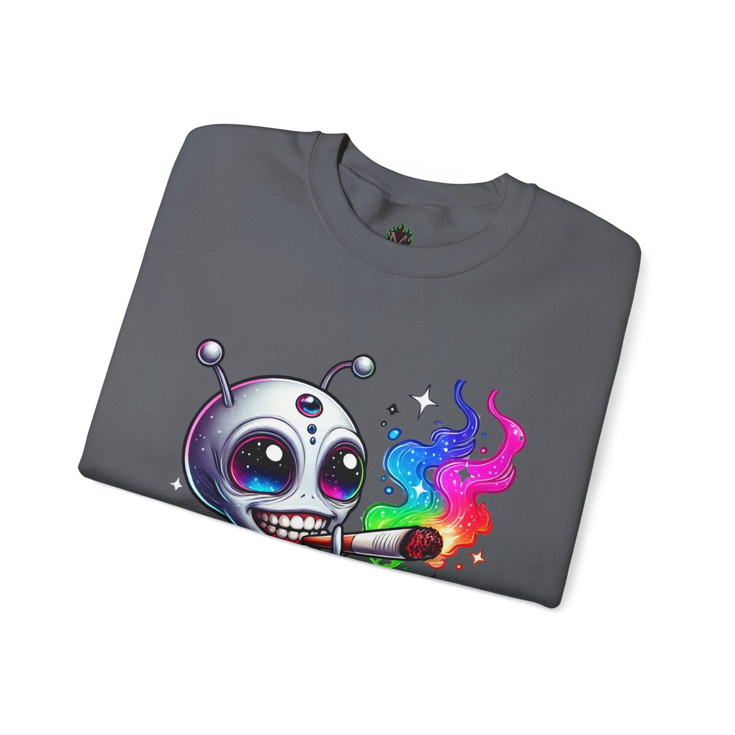 Stoned Alien Galaxy Crewneck Sweatshirt